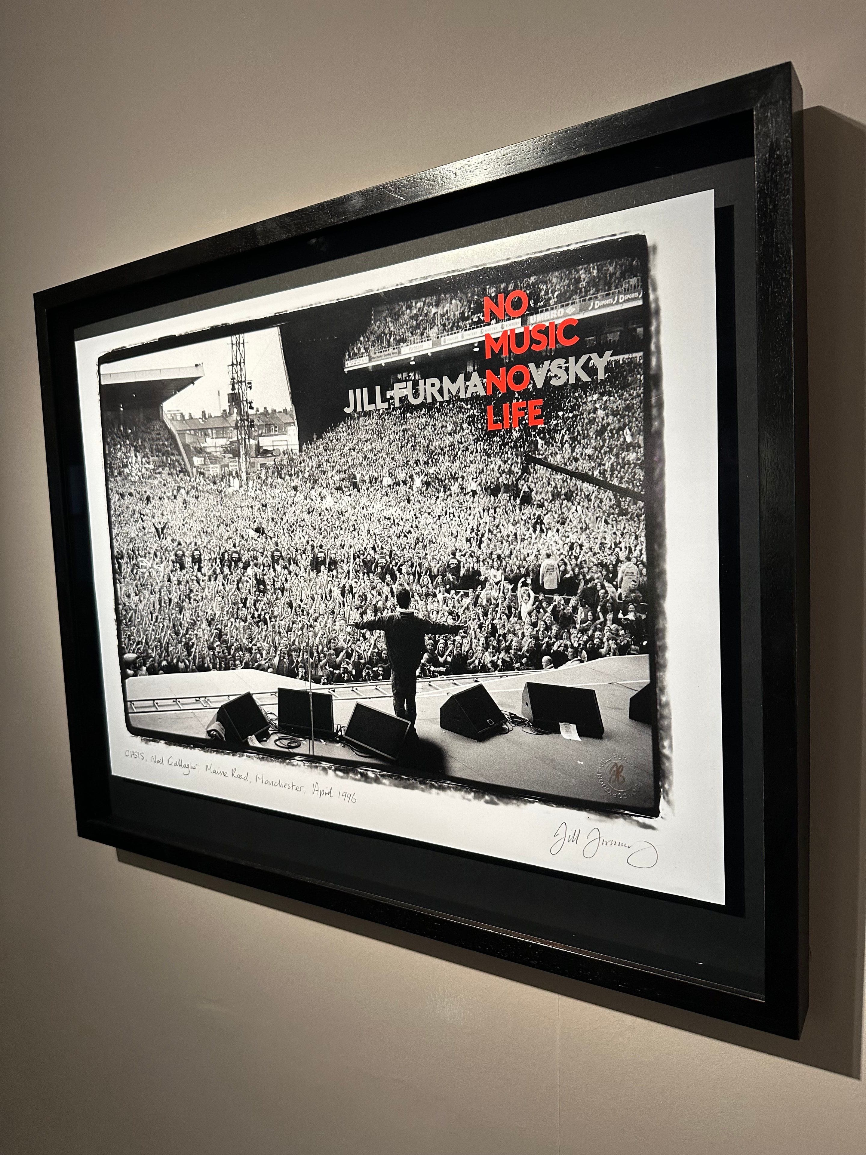 Jill Furmanovsky print float framed