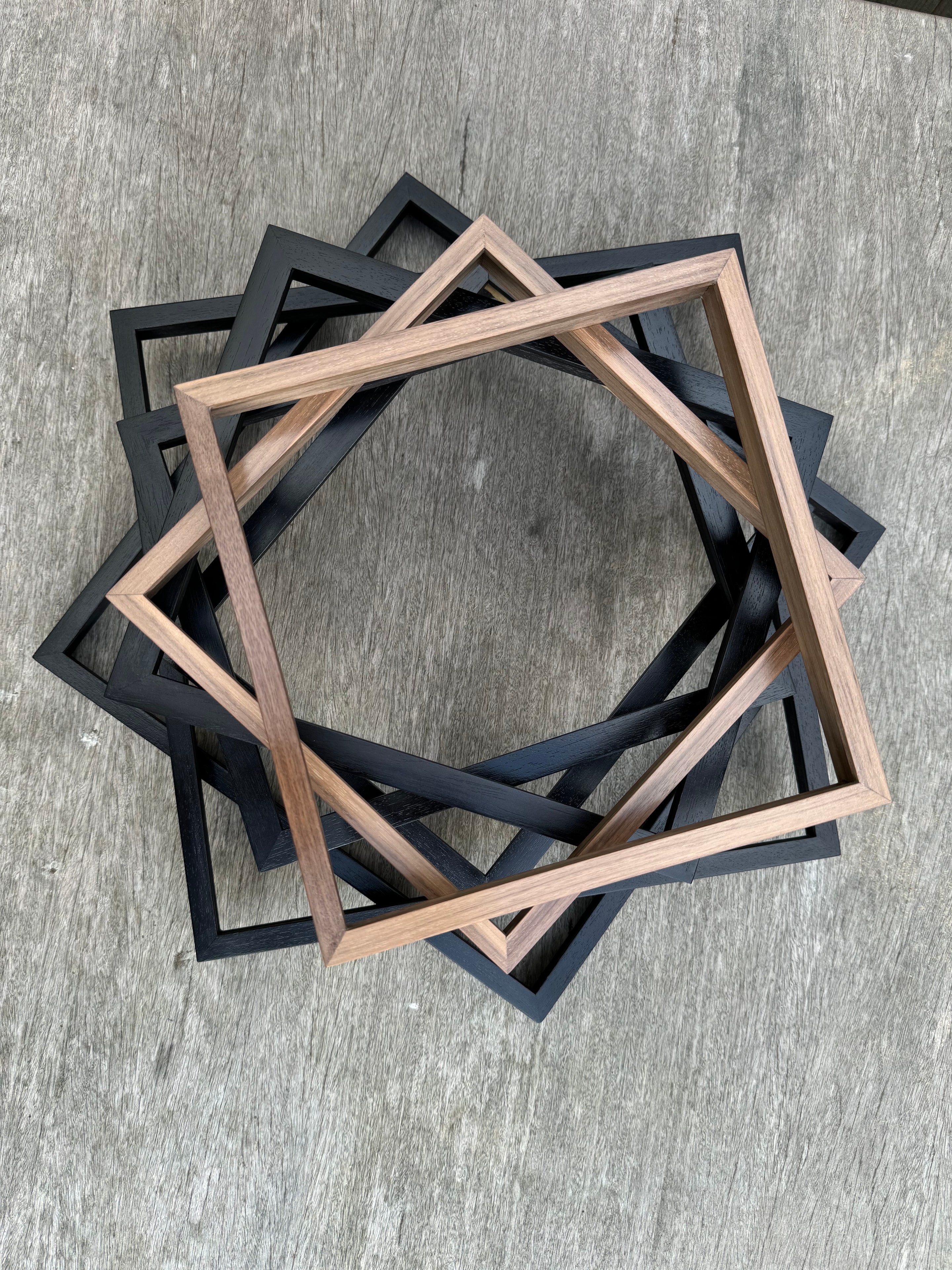 Picture framing workshop — craftsman at work